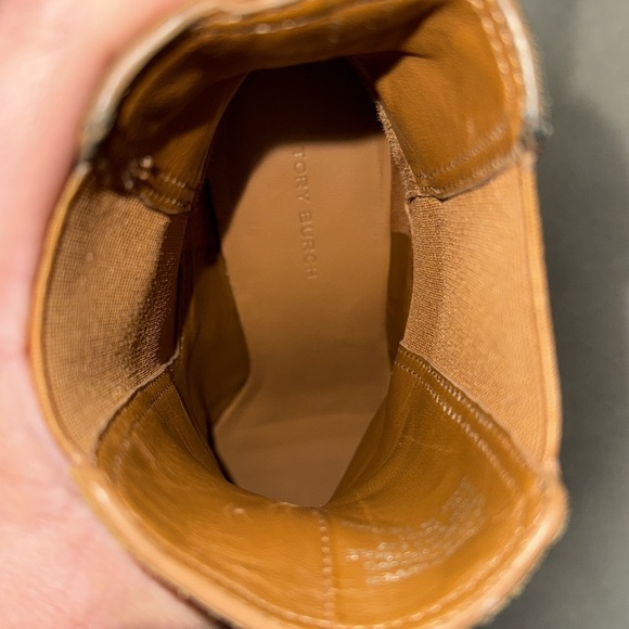 Tory Burch Tan Suede Heeled Boots - Picture 11 of 11
